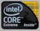 Naklejka Dekoracyjna Intel 2 Core Extreme 24x18mm