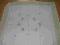 śliczny kremowy obrusik 120x120 haft + koronka