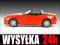 BMW Z4 ROADSTER 1: 43 CZERWONY Model z metalu