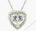 SWAROVSKI ZŁOTY NASZYJNIK SERCE SERDUSZKO KOMUNIA