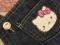 H&M Hello Kitty spódniczka ogrodniczka 80 cm