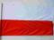 FLAGA POLSKA biało-czerwona Nowość MegaSport