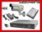 ZESTAW REJESTRATOR DNR + HDD + 4X KAMERY ZEW+4A FV