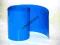 Folia termokurczliwa PVC,65,7mm (rękaw), niebieska
