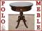 NOWY STYLOWY STOLIK STYL CHIPPENDALE MAHOŃ
