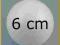 Kule Styropianowe 6cm 10 sztuk KULA bombki 6 cm