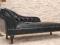 Szezlong Luxury Black leżanka sofa wersalka  Modo