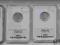 lot 4x 50 gr.1970r. NGC MS63, GCN MS66,65,63