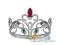 Tiara srebrna Urodziny Korona Królowa Księżniczka