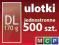 ulotki DL 500szt. 170g, jednostronne