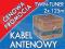 PODWÓJNY Kabel Antenowy 2x125m/Cu/SAT/TWIN-TUNER