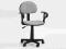 Młodzieżowy fotel biurowy ALFRED szary obrotowy
