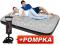 MATERAC WELUROWY QUEEN 203x152 cm + POMPKA GRATIS