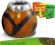 WIELKA TYKWA Matero 350 ml do Yerba Mate + 3 smaki