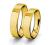 Obrączeki ślubne złote 5mm klasyczne płaskie (585)