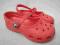 CROCS sandałki BALERINKI morelowe 10/11 27-28 18cm