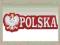Naszywka ORZEŁ POLSKI z napisem POLSKA