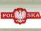 NASZYWKA do przyprasowania NAPIS POLSKA z godłem