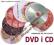100 płyty CD nadruk druk UV + kurier + Faktura VAT