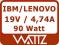 IBM / LENOVO - FIRMOWY - 19V 4,74A - GW12 - FV