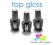 CK*Top Gloss UV Black Prince 15ml* Extra Blask !!!