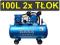 SPREZARKA KOMPRESOR PASKOWY 100L 2xT  BASS POLSKA