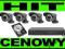 ZESTAW MONITORINGU 4 KAMERY ZEW. Z IR CCD SONY HIT