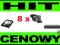 MONITORING 8 KAMER Z IR REJESTRATOR+HDD IMPORTER