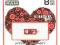 GOODRAM FLASHDRIVE 8GB USB 2.0 CUBE Valentine RED