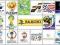 Naklejki Panini Euro/LM/LP Różne Kolekcje