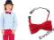 MUCHA **H&M**czerwona AKSAMIT_MODNA !H&M
