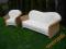 KOMPLET WYPOCZYNKOWY RATTAN  RATAN sofa 3 +fotel