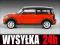 Mini Cooper S Clubman 1:43 Czerwony MODEL METALOWY