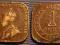 STRAITS SETTLEMENTS 1 CENT 1926r GEORGE V 64 C