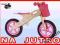 BIEGACZ rower ROWEREK drewniany pompowane koła róż