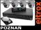 ZESTAW MONITORINGU REJESTRATOR 4 KAMERY CCTV Z080