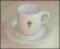 ROODE PELIKAAN zestaw ceramiczny do kawy filiżanki