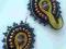 !!! ____ SUTASZ kolczyki, bal, Swarovski, soutache