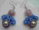 !!! ____ SUTASZ kolczyki, bal, chabrowe, soutache!