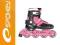 Rolki regulowane Spokey Bomber Pink ABEC3 #35-38