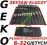 KLUCZE PŁASKO-OCZKOWE GIĘTE 25 EL. 6-32MM  GEKO