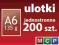 ulotki A6 200szt. 135g, jednostronne