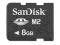 SANDISK 8 GB MEMORY STICK MICRO M2