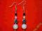 Kolczyki długie z opalem.
