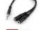 StarTech MUYHSMFF 3,5 mm 4 PIN Headset  Splitter