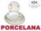 PORCELANA 18 el Zestaw Talerzy na 6 os ROSE GOLD