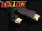 KABEL HDMI-HDMI 1,8m GOLD 1,3v LEXTON KĄTOWY 90st