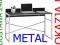 Biurko metalowe czarne NEW DESIGN   FVAT  Wawa