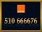 ZŁOTY NUMER ______ 510 666676 ______  ORANGE F.VAT