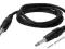 Przewód mono jack - mono jack czarny, 3 m /053 -PL